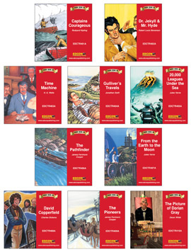 Edcon Publishing EDCTR400A Bring the Classics to Life AudioBook CDs  Set of 10  