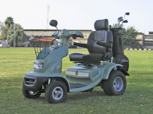 Electric Scooter - EV Rider BR4-GOLF-BLU Breeze IV Golf Edition Electric Scooter - Paradise Blue