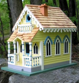 Home Bazaar CM-1003 Victorian Cottage Birdhouse