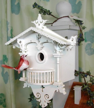 Home Bazaar HB-2018N Cuckoo Cottage Birdhouse For Bluebirds