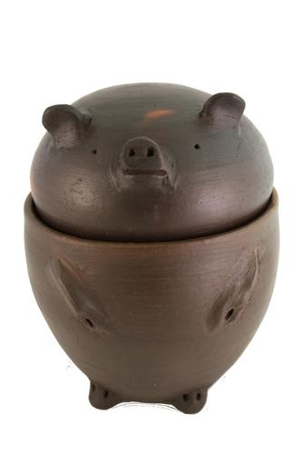 Pomaireware C020333 Pig Shaped Cookie Jar