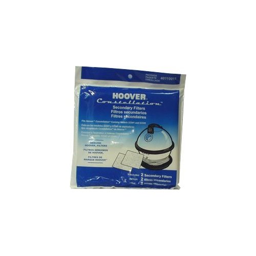 Hoover 40110011 Vacuum Cleaner Secondary Filter - 2 Pack