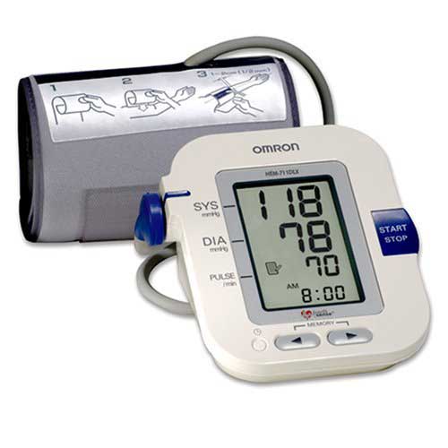Omron HEM711DLX Intellisense Comfit Cuff Deluxe Blood Pressure Monitor