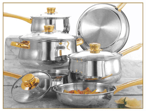 Lynns DSTS00052M01LY 10 Piece Cookware Set