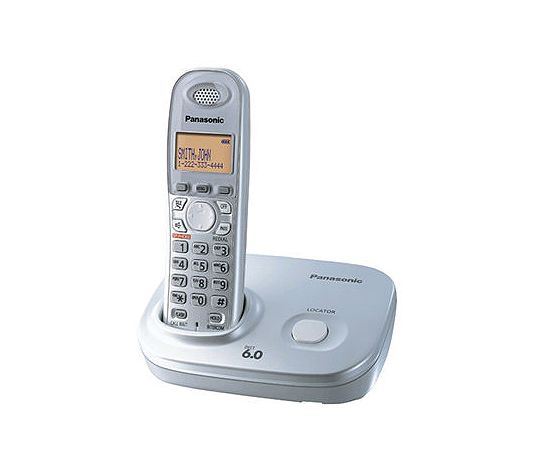 Panasonic Phones - Panasonic KXTG6311S DECT 6.0 Silver Expandable Digital Cordless Phone