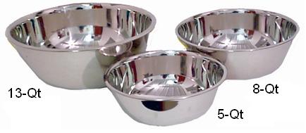 48d5 5-qt Extra Heavy Stainless Steel Mixing Bowl