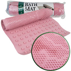 Pink Massaging Bath Mat  As Seen on TV  14 x 24 Inches