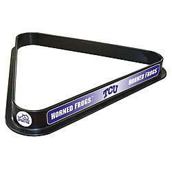 Billiard Rack - Texas Christian University Billiard Ball Triangle Rack