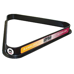 Billiard Rack - Loyola University Chicago Billiard Ball Triangle Rack