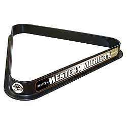 Billiard - Western Michigan University Billiard Ball Triangle Rack