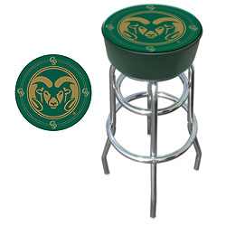 Stool - Colorado State University Padded Bar Stool