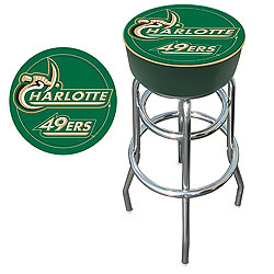Stool - University Of North Carolina Charlotte Padded Bar Stool