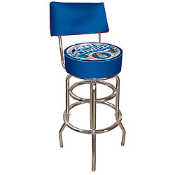 United States Air Force Padded Bar Stool with Back