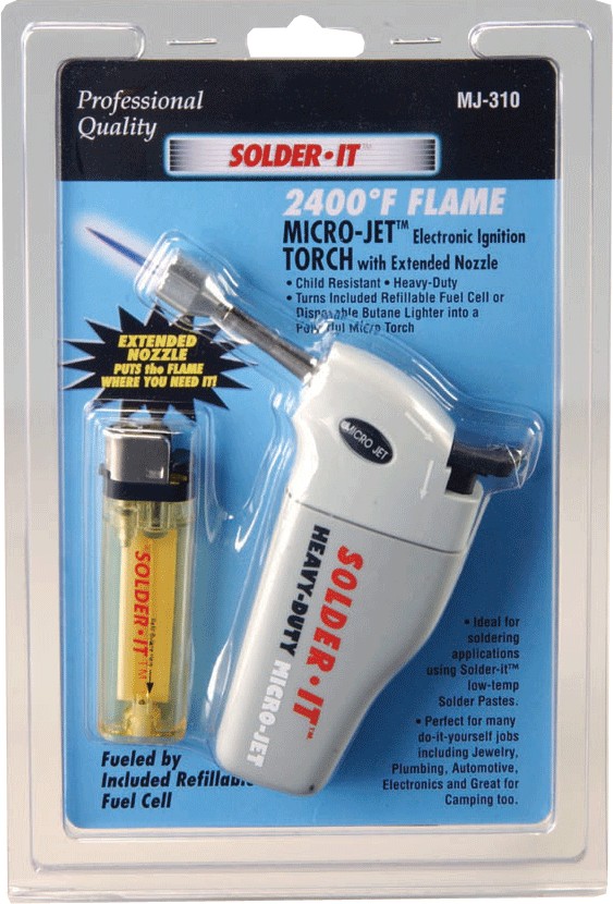 Solder It Mj-310 Heavy Duty Micro-jettorch With Extended Flame Nozzle