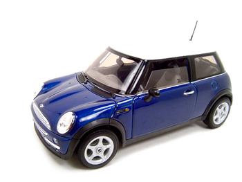 Diecast Mini Cooper - MINI COOPER BLUE 1:18 DIECAST MODEL