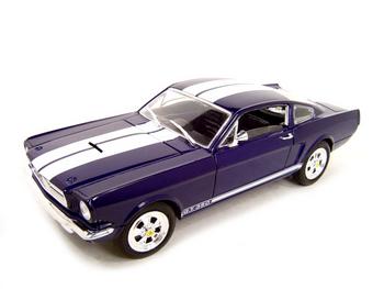Diecast Model - 1966 SHELBY MUSTANG GT-350 BLUE 1:18 DIECAST MODEL