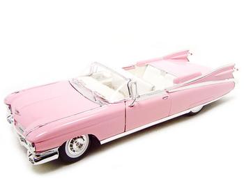 Cadillac Diecast - 1959 Cadillac Biarritz Pink 1:18 Diecast Model