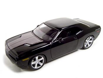 Diecast - 2006 Dodge Challenger Concept Black Diecast Model 1:18