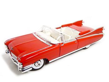 Cadillac Diecast - 1959 Cadillac Eldorado Biarritz Red Diecast Model 1:18