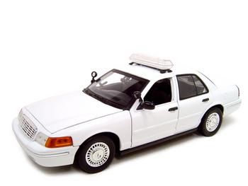 Diecast Model Cars - 2001 FORD UNMARKED POLICE CAR 1:18 DIECAST MODEL