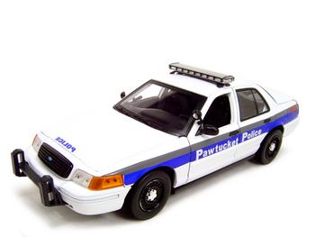Diecast Model Cars - PAWTUCKET POLICE CAR RHODE ISLAND 1:18 DIECAST MODEL