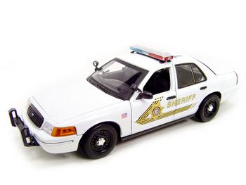 Diecast Model Cars - FORD SAN BERNARDINO POLICE CAR 1:18 DIECAST MODEL