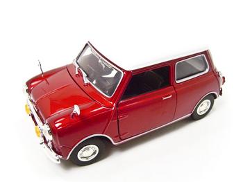 Diecast Mini Cooper - OLD MINI COOPER RED 1:18 DIECAST MODEL MOTORMAX