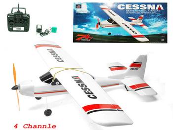 Remote Control Airplane - 4-Channel Electric Remote Control Cessna 747 Airplane RC Ready To Fly
