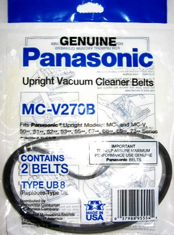 Panasonic MCV27OB Vacuum Cleaner Belt 2 Pack