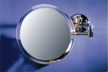 Chrome Wall Mirrors - Zadro Z9W5 Dual Arm Wall Mount Mirror - Acrylic/Chrome