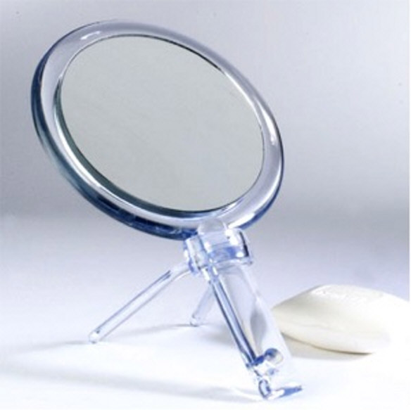 Zh06 Acrylic Hand Mirror With 1x/5x Magnification