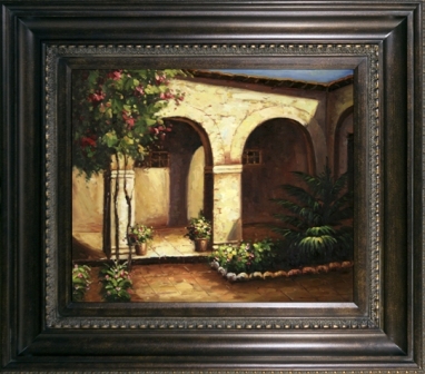 Pa89906-67089 Bouganvilla Ii Framed Oil Painting
