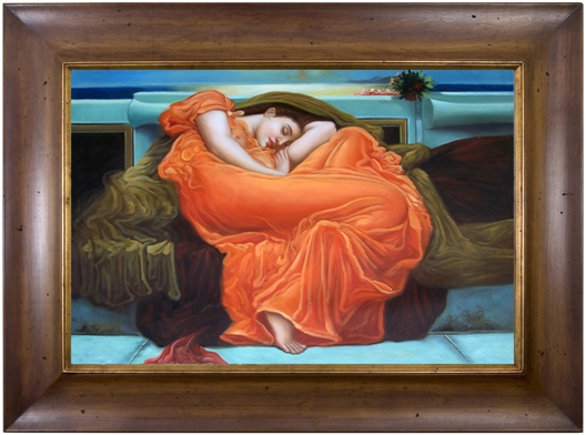 Artmasters Collection AC89787B-WW54 Flaming June Framed Oil Painting