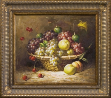 Pa89600-655d Fruit Bowl I Framed Oil Painting