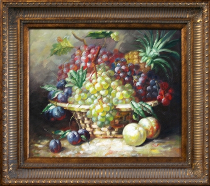 Pa89601-655d Fruit Bowl Ii Framed Oil Painting