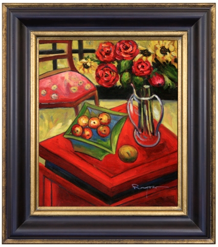 Pa89216-83a Interior View Iii Framed Oil Painting