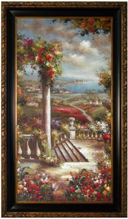 Artmasters Collection PA89324-AG713 Tranquil Overlook Framed Oil Painting