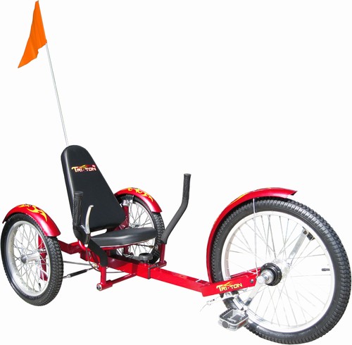 Mobo Pro Tri-501r Ultimate Three-wheeled Cruiser - Red
