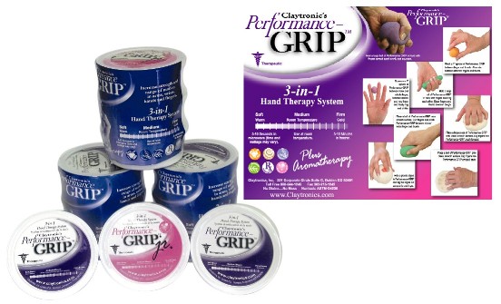 Aromatherapy - Claytronics PG60-VAN Performance Grip 3-in-1 Hand Aromatherapy System - 5 Pound Tubs - Vanilla Spice