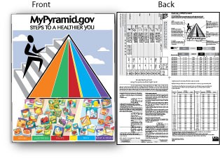 Educational Card Games 0077 MyPyramid Basic Poster