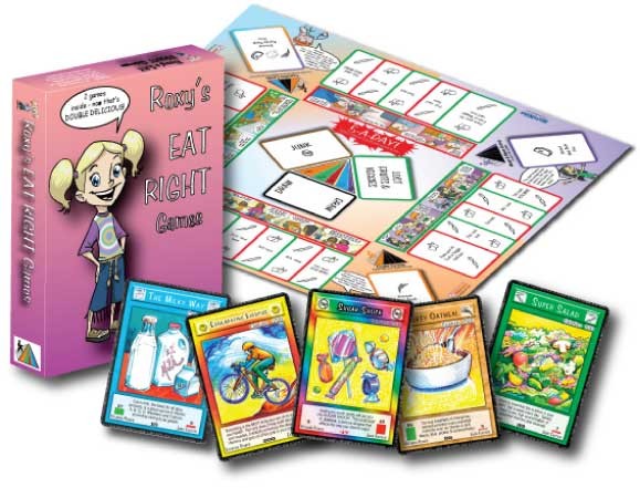 Educational Card Games 0022 Eat Right Cards