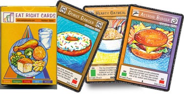 Educational Card Games 0152 Roxy's Eat Right Game