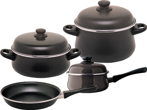 Magefesa 01BVDAKAR07 Classic Dakar Enamel On Steel 7 Piece Cookware Set