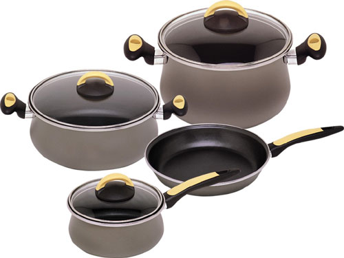 Magefesa 01BVCRIDU07 Due Cristal Enamel On Steel 7 Piece Cookware Set