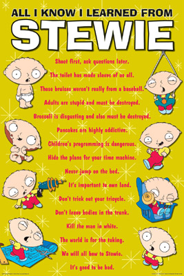 Family Guy - Stewie All I Know Poster 24301