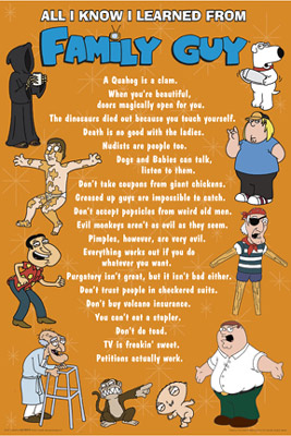 Family Guy All I Know Poster 24327