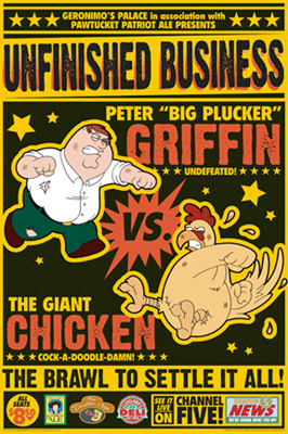 Family Guy - Peter vs Chicken Poster 24401