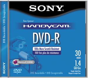 Sony Dvd Camcorders - SONY DMR30R1H SONY DMR30L1H 1.4 GB CAMCORDER 8CM WRITE ONCE DVD-R SINGLE