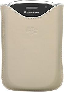 Blackberry 34-1980-01-RM Blackberry 9000 Leather Pocket - White