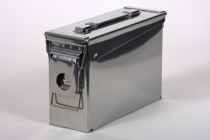Plodes RECA ReDO can Ammo Can - Chrome Like Powder Coat by Plodes